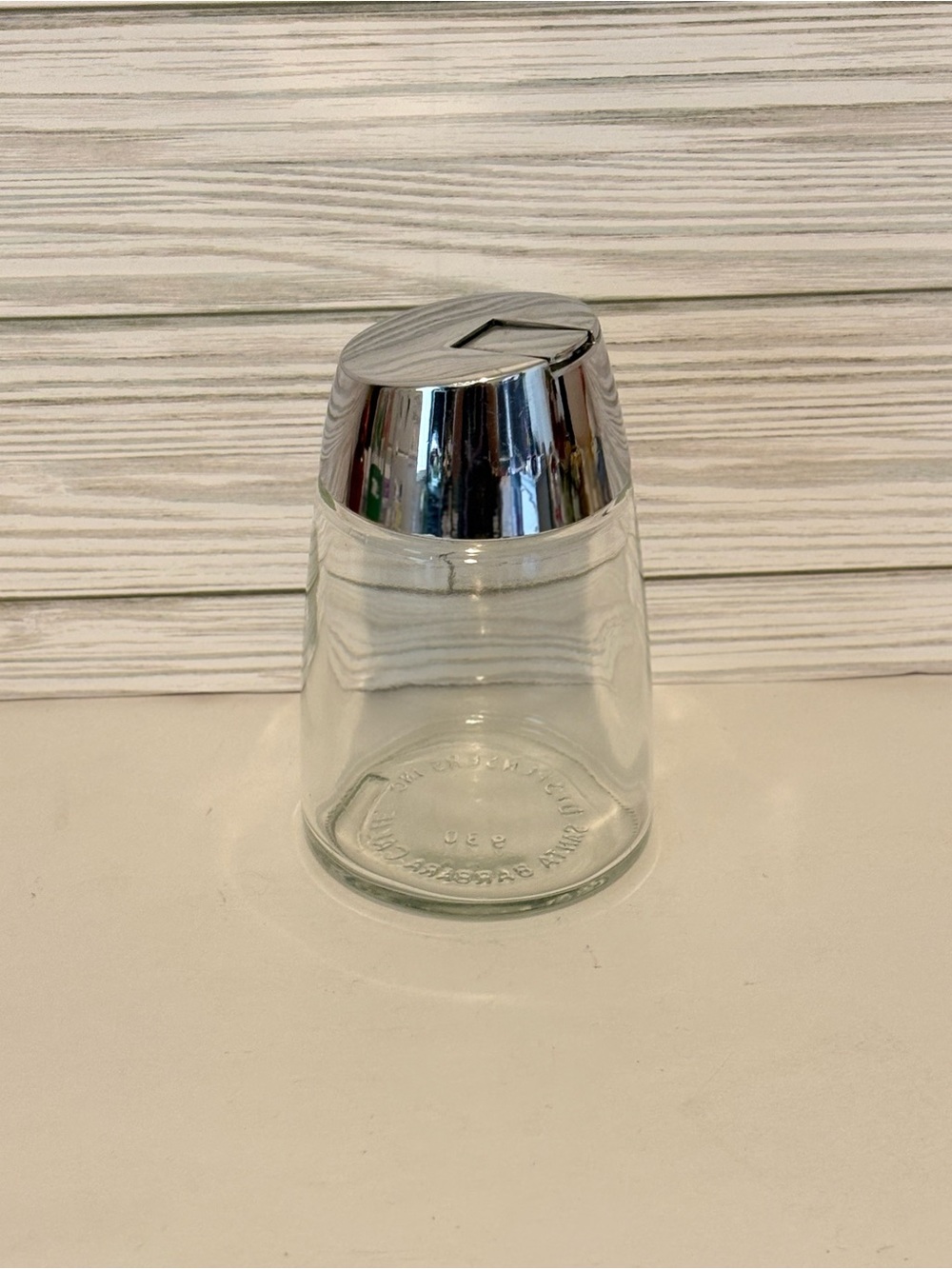 Vintage Dripcut Starline Sugar Dispenser S-930 Dispensers Inc MCM Diner Glass